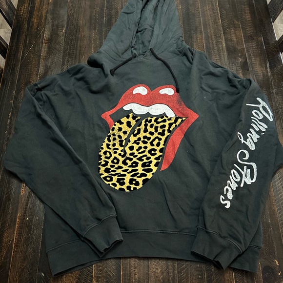 Daydreamer Tops - Daydreamer for Free People Rolling Stones Hoodie